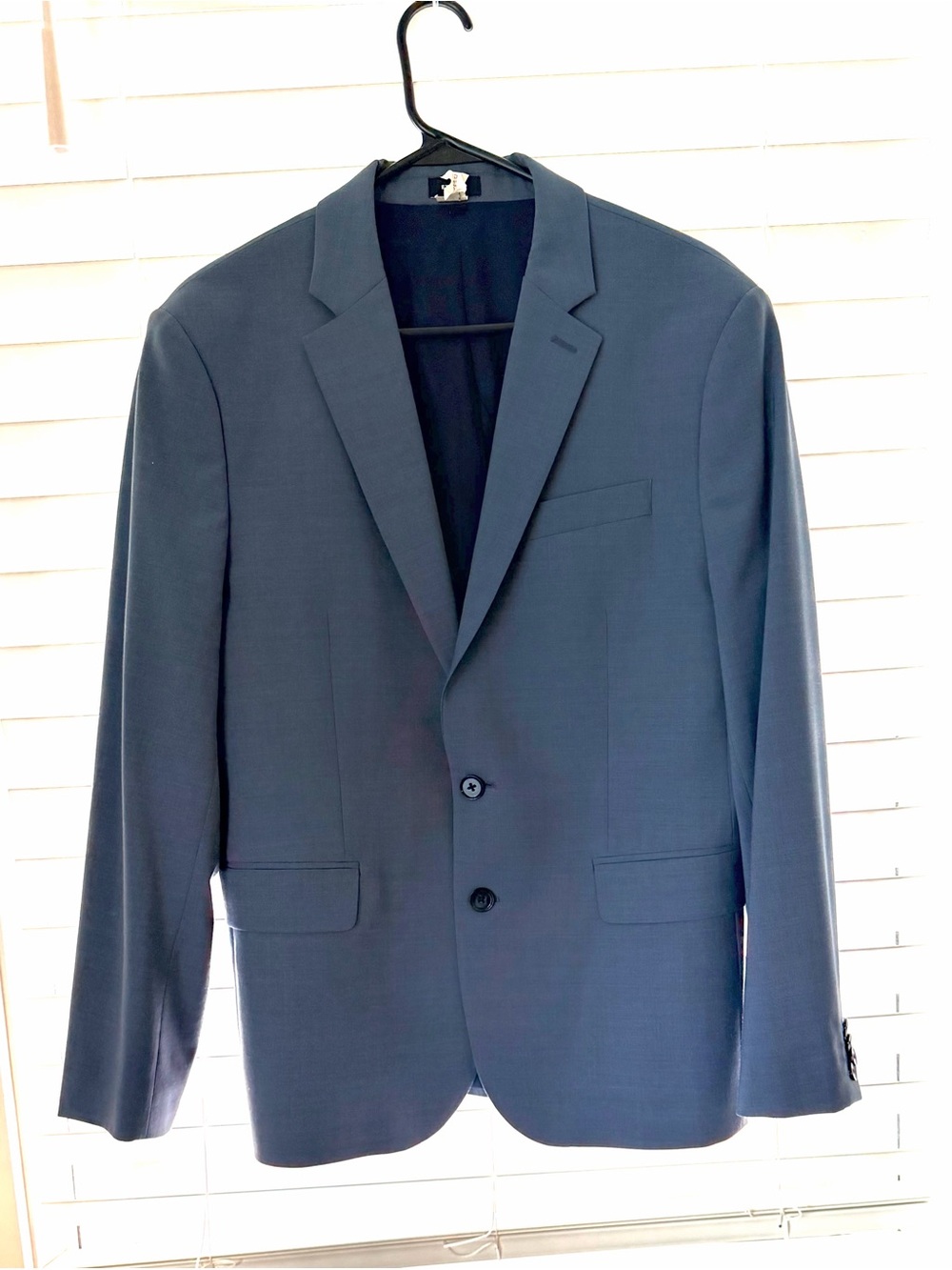 Express Men's Navy Two-Button Sport Coat- worn once. Just dry cleaned.
